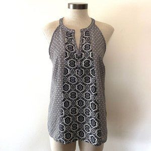 Old Navy V Neck Black and White Top